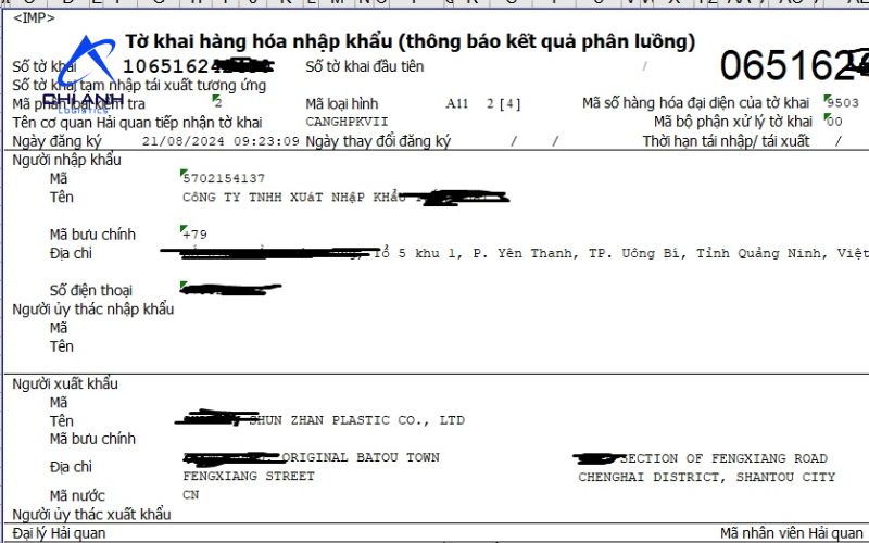 Tờ khai hải quan - Chứng từ quan trọng nhất