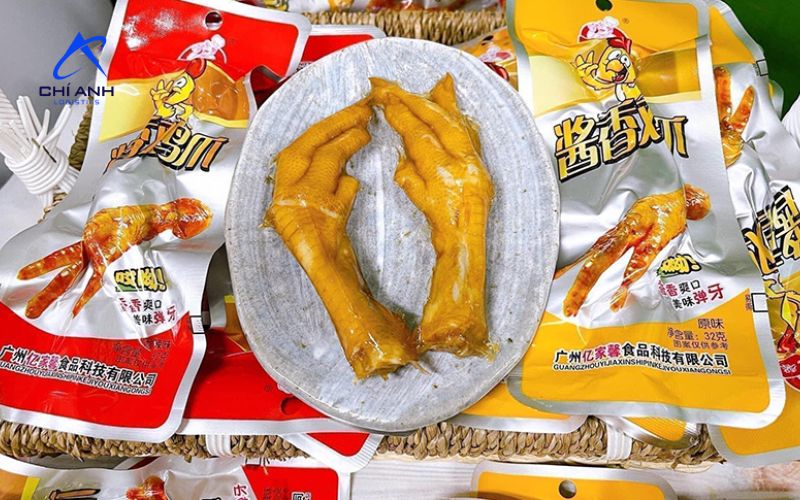 Chân gà cay đồ ăn vặt Trung Quốc