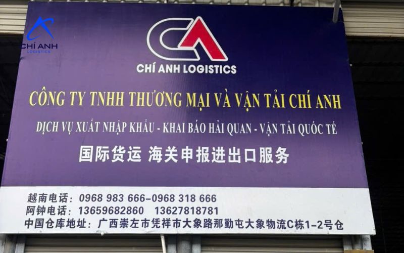 Dịch vụ do Chí Anh Logistics cung cấp