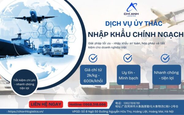 Chí Anh Logistics - Công ty cung cấp dịch vụ ủy thác nhập khẩu uy tín